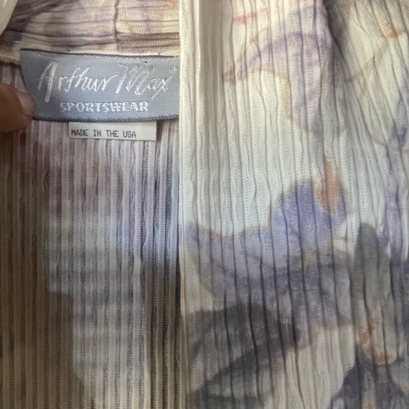 Vintage Arthur Max Floral Blazer Size Medium - Picture 6 of 7